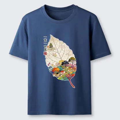 Tokyo-Tiger One Leaf Holds A Tiny Colorful World Classic T-Shirt