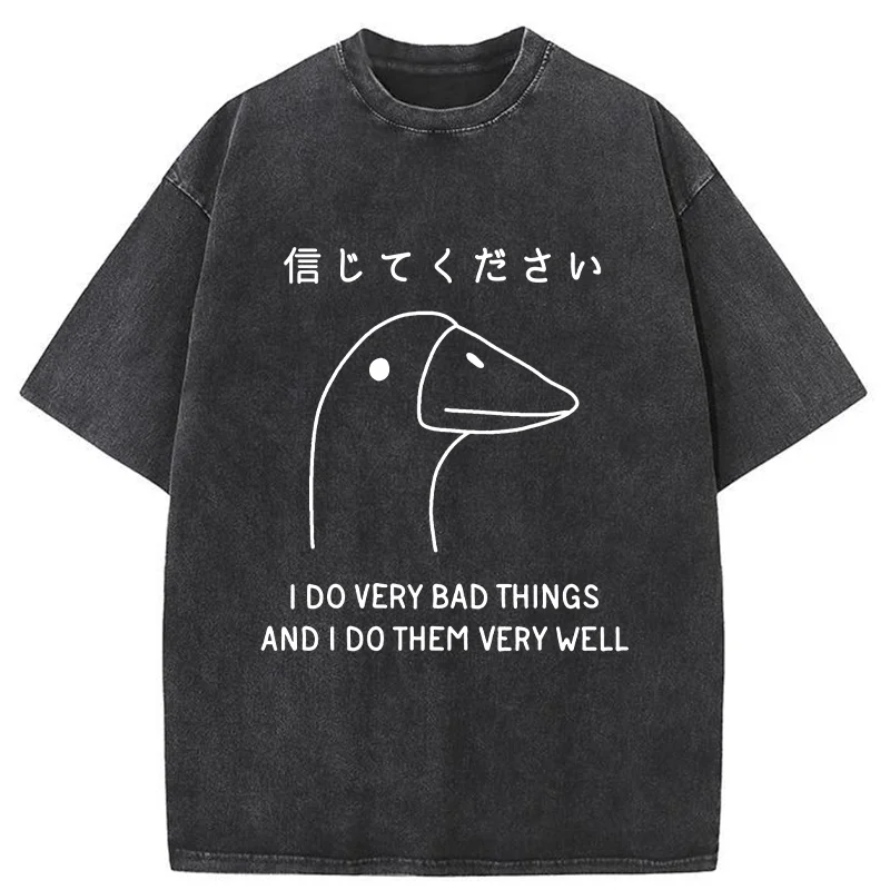 Tokyo-Tiger Please Trust Me Washed T-Shirt