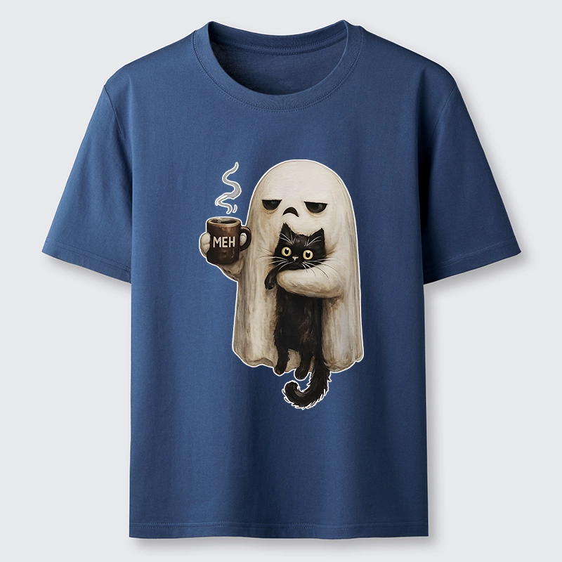 Tokyo-Tiger Ghost Cat Coffee Mood Classic T-Shirt