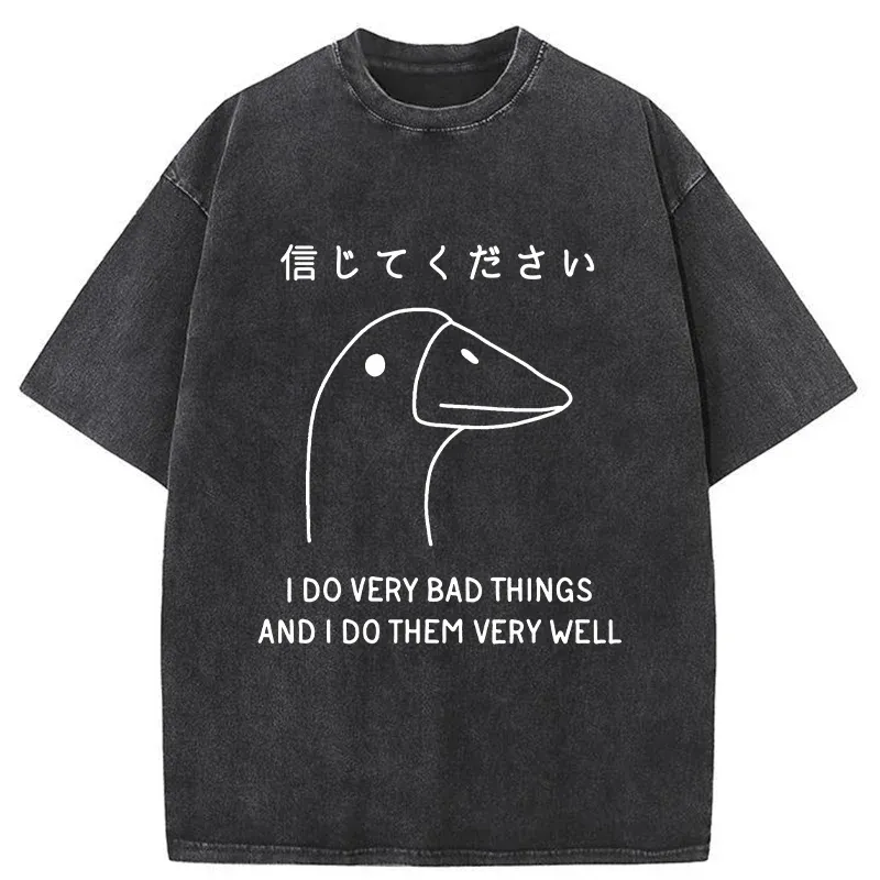 Tokyo-Tiger Please Trust Me Washed T-Shirt