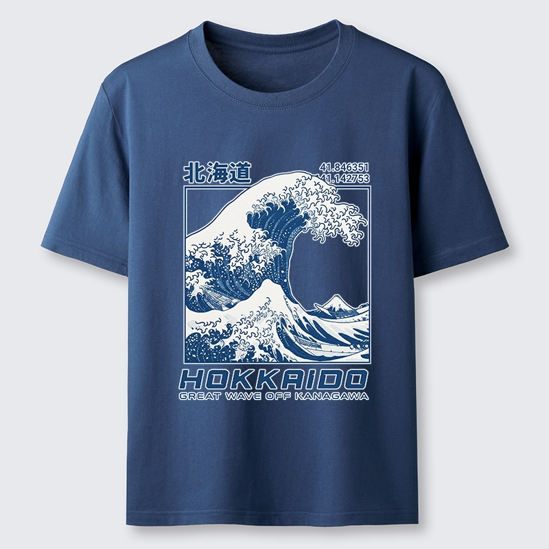 Tokyo-Tiger Hokkaido Wave Art Classic T-Shirt