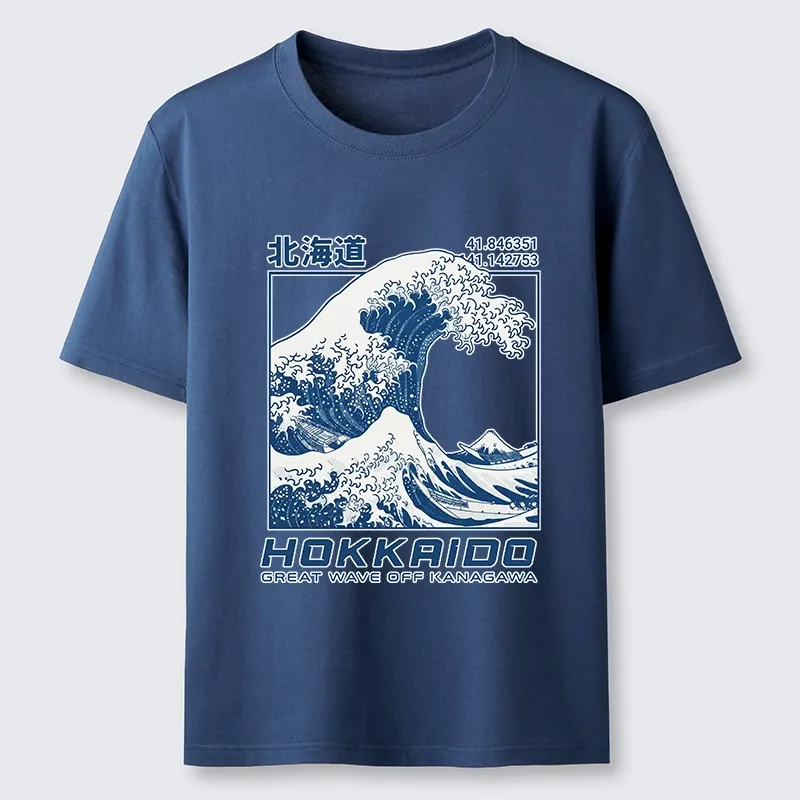 Tokyo-Tiger Hokkaido Wave Art Classic T-Shirt
