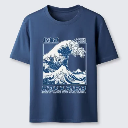 Tokyo-Tiger Hokkaido Wave Art Classic T-Shirt