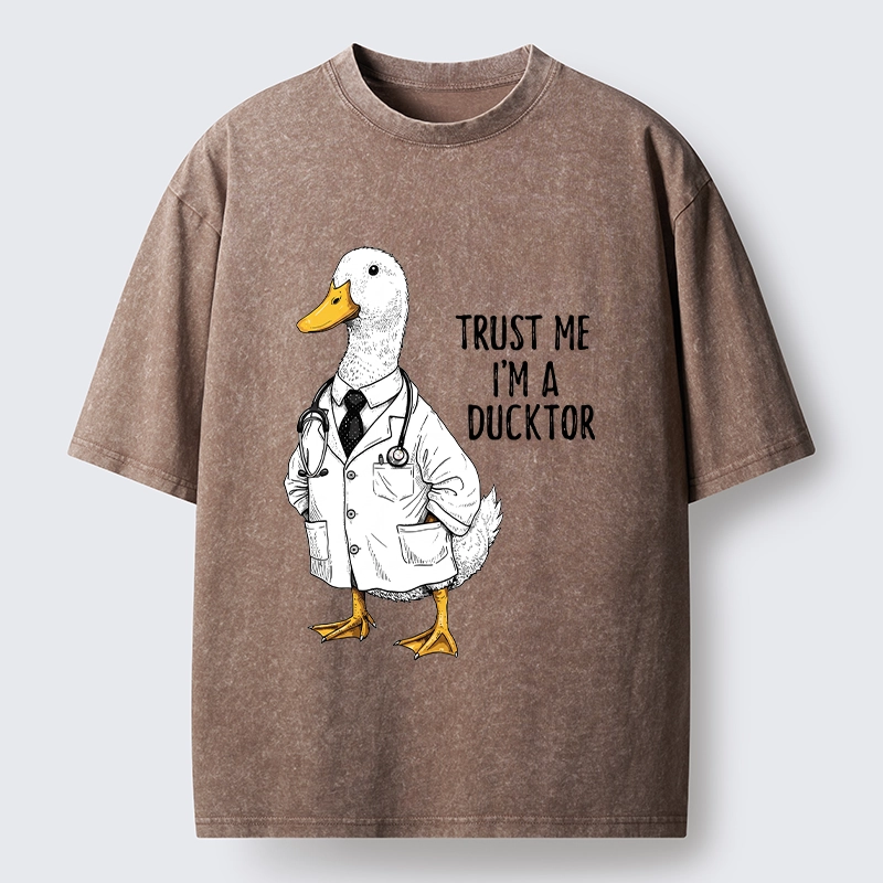 Tokyo-Tiger Trust Ducktor Washed T-Shirt