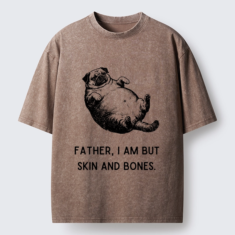 Tokyo-Tiger Skin And Bones Pup Washed T-Shirt