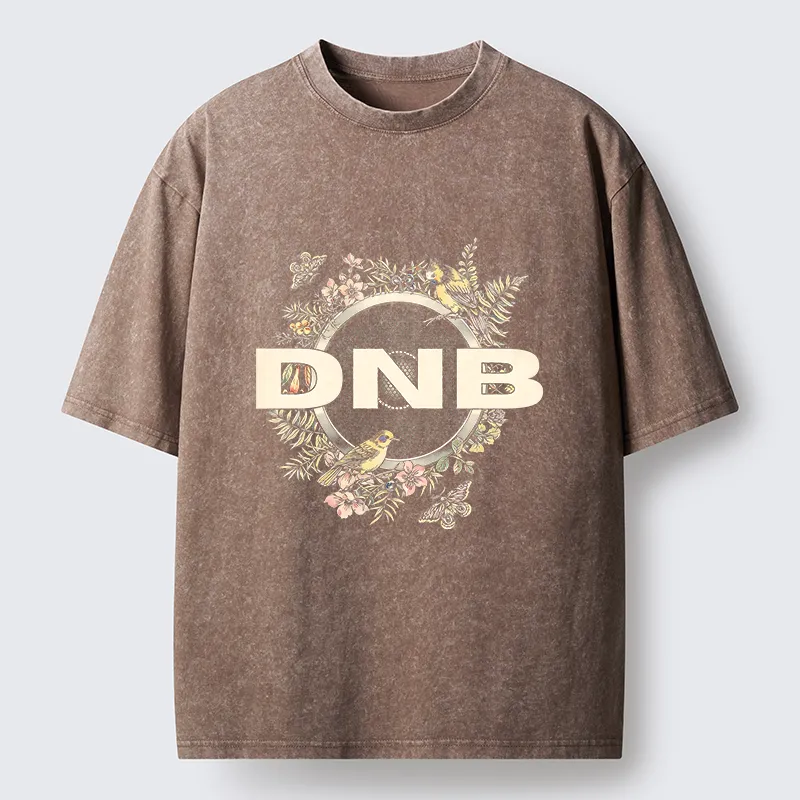 Tokyo‑Tiger Drum And Bass Japanese Washed T-Shirt