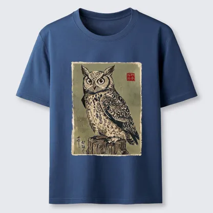 Tokyo-Tiger Wise Forest Owl Classic T-Shirt