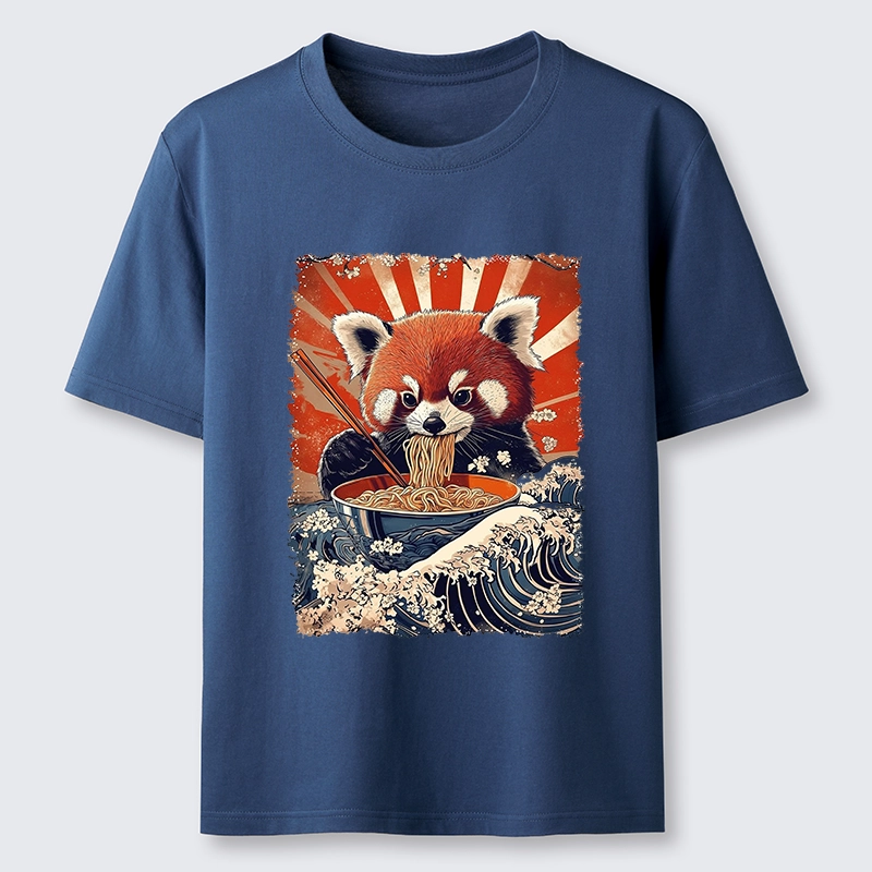 Tokyo-Tiger Red Panda Noodle Fun Classic T-Shirt