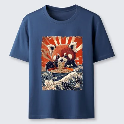 Tokyo-Tiger Red Panda Noodle Fun Classic T-Shirt