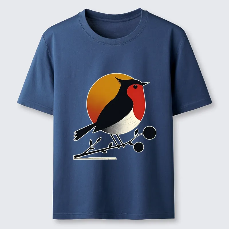 Tokyo-Tiger Robin Sunset Rest Classic T-Shirt