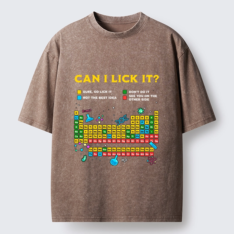 Tokyo-Tiger Can I Lick Elements Washed T-Shirt