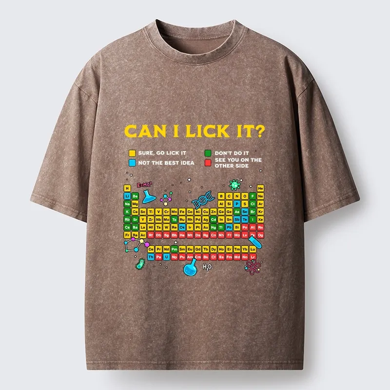 Tokyo-Tiger Can I Lick Elements Washed T-Shirt