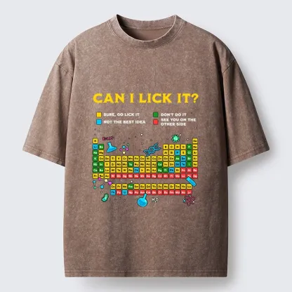 Tokyo-Tiger Can I Lick Elements Washed T-Shirt