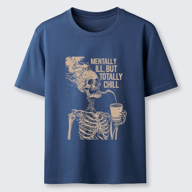 Tokyo-Tiger Funny Skeleton Chill Classic T-Shirt Sale
