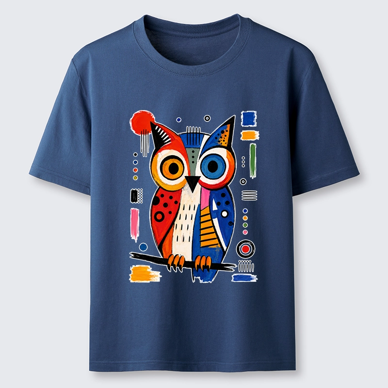 Tokyo-Tiger Abstract Owl Art Classic T-Shirt