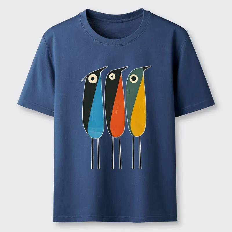 Tokyo-Tiger Bold Shape Birds Classic T-Shirt