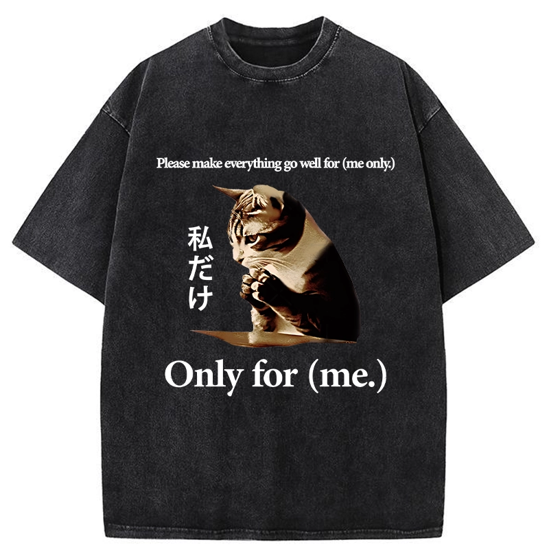 Tokyo-Tiger Only Me Everything's Fine Washed T-Shirt