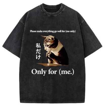 Tokyo-Tiger Only Me Everything's Fine Washed T-Shirt