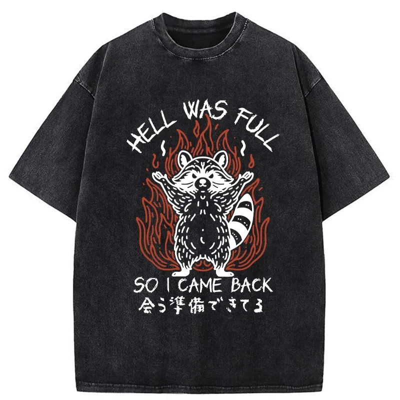 Tokyo-Tiger Hell Was Full Washed T-Shirt