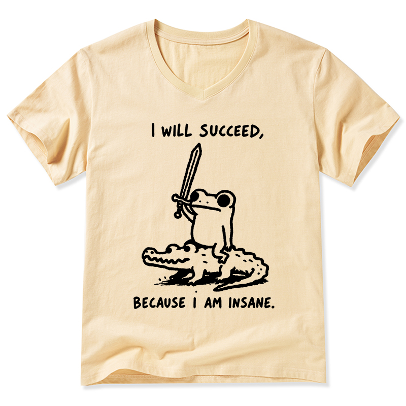 Tokyo-Tiger Warrior Frog Funny Meme V-Neck Classic T-Shirt