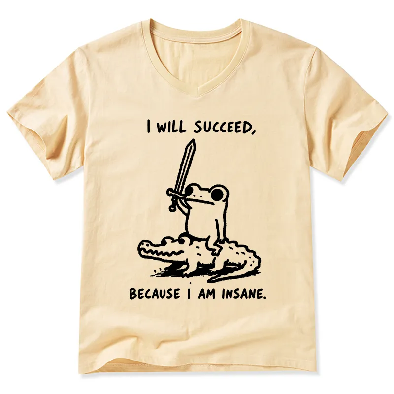 Tokyo-Tiger Warrior Frog Funny Meme V-Neck Classic T-Shirt
