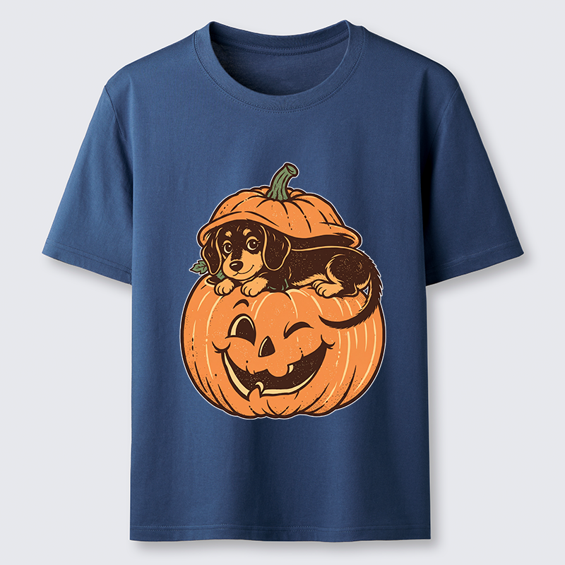 Tokyo-Tiger Retro Pumpkin Dog Classic T-Shirt