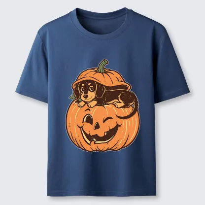 Tokyo-Tiger Retro Pumpkin Dog Classic T-Shirt