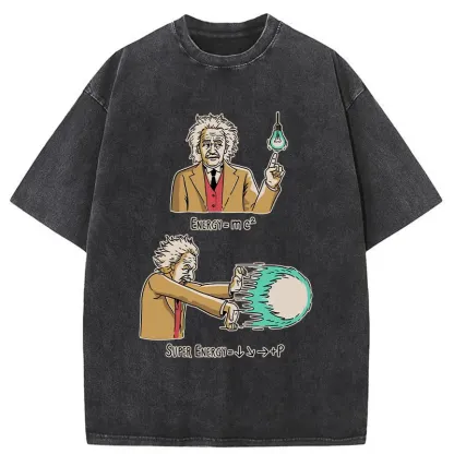 Tokyo-Tiger Einstein's Secret Weapon Washed T-Shirt