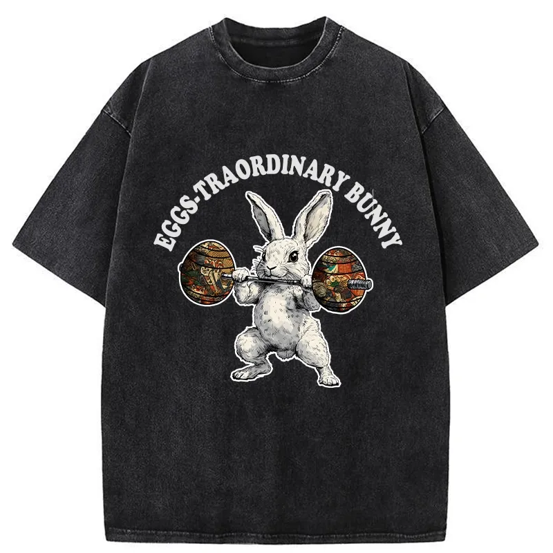 Tokyo-Tiger Eggs-Traordinary Bunny Washed T-Shirt