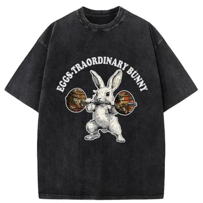 Tokyo-Tiger Eggs-Traordinary Bunny Washed T-Shirt