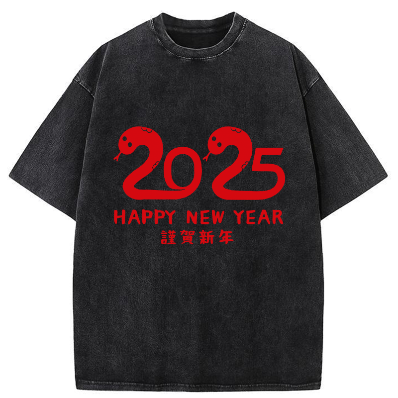Tokyo-Tiger 2025 Year Of The Snake Washed T-Shirt