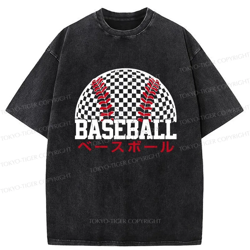 Tokyo-Tiger Japan Baseball Washed T-Shirt