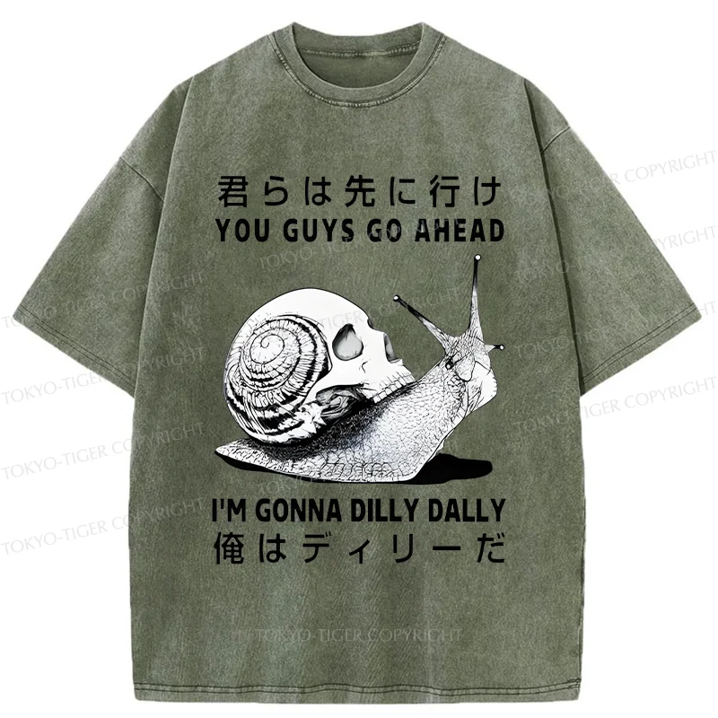 Tokyo-Tiger Dilly Dally's Snail Washed T-Shirt