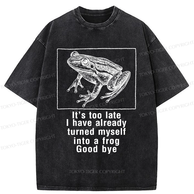 Tokyo-Tiger It's Too Late Washed T-Shirt