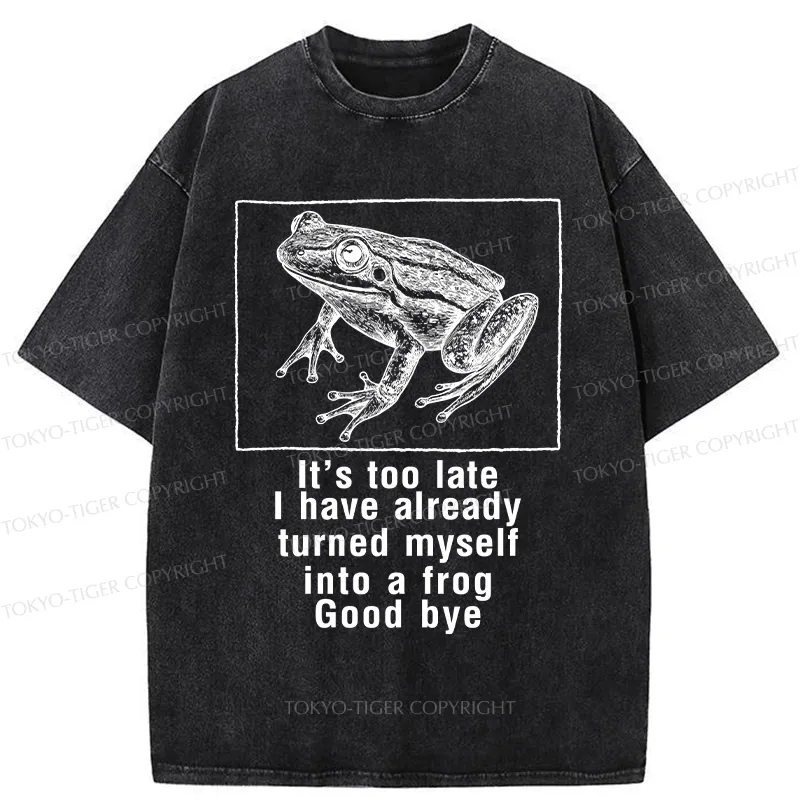 Tokyo-Tiger It's Too Late Washed T-Shirt