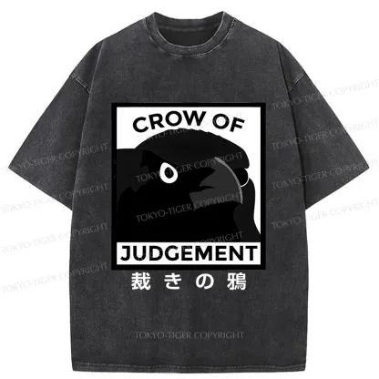 Tokyo-Tiger Raven Of Judgement Washed T-Shirt
