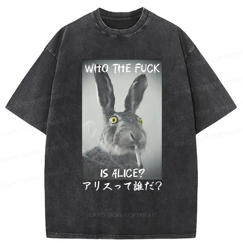 Tokyo-Tiger Heartbeat Rhythm Washed T-Shirt Sale