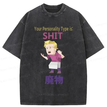 Tokyo-Tiger Your Special Mbti Washed T-Shirt