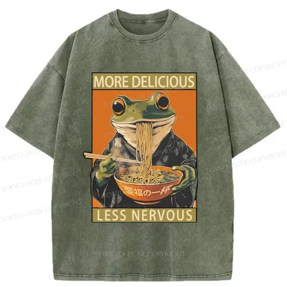 Tokyo-Tiger More Delicious Less Nervous Washed T-Shirt