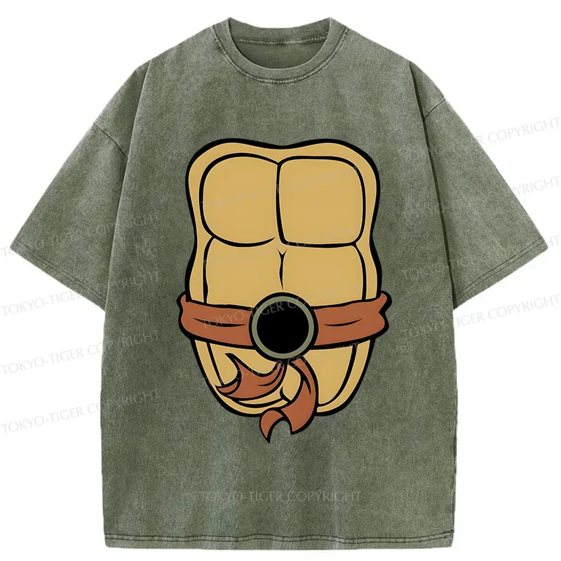 Tokyo-Tiger Heartbeat Rhythm Washed T-Shirt Sale