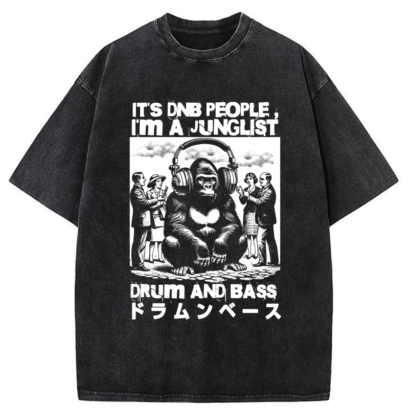 Tokyo-Tiger This Is DNB People Washed T-Shirt