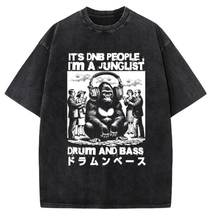 Tokyo-Tiger This Is DNB People Washed T-Shirt