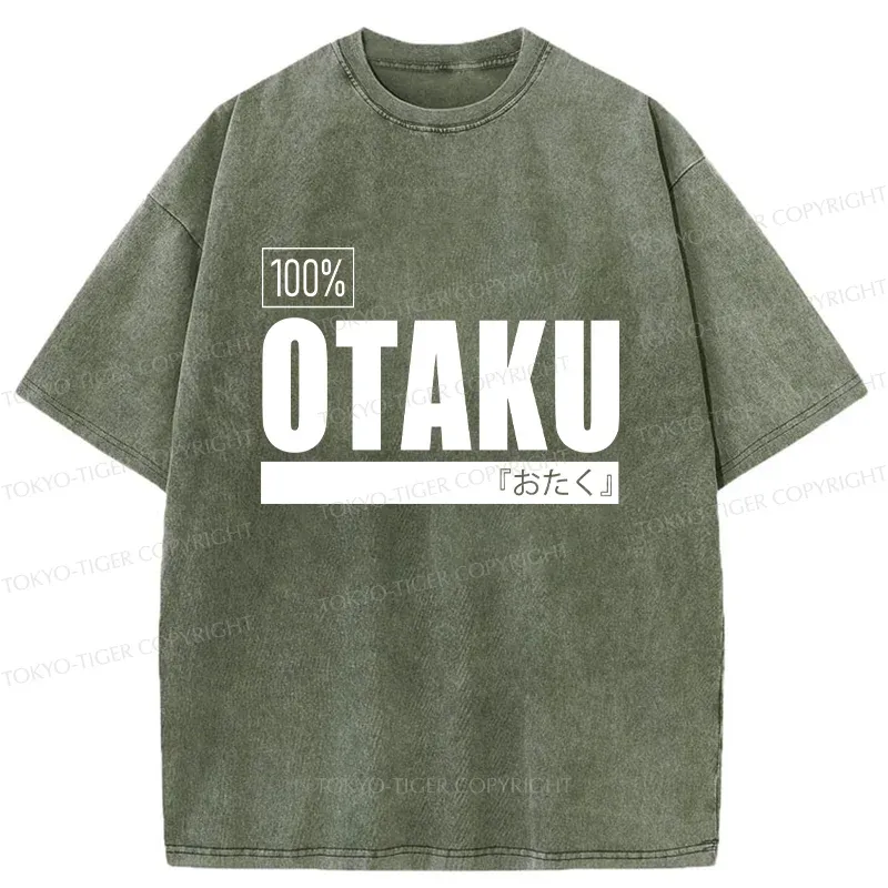 Tokyo-Tiger Deep Otaku Washed T-Shirt