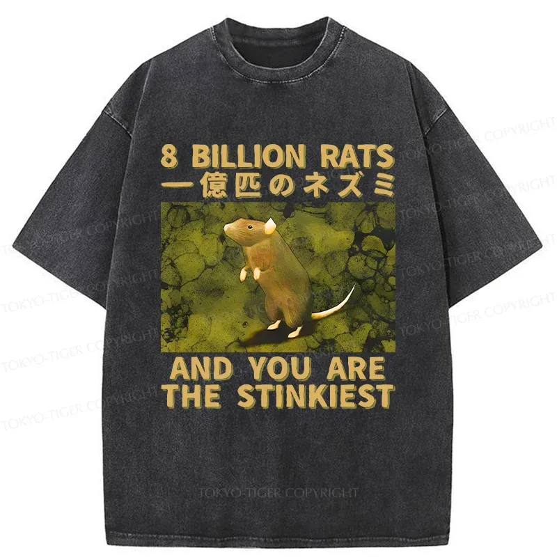 Tokyo-Tiger Heartbeat Rhythm Washed T-Shirt Sale