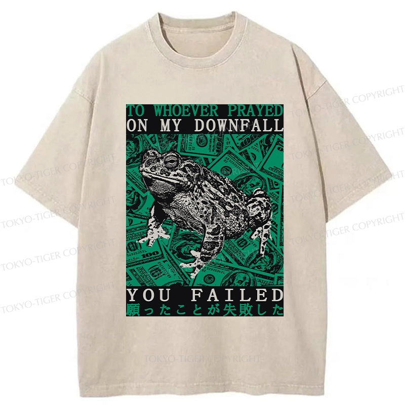 Tokyo-Tiger Your Expectations Are Dashed Washed T-Shirt