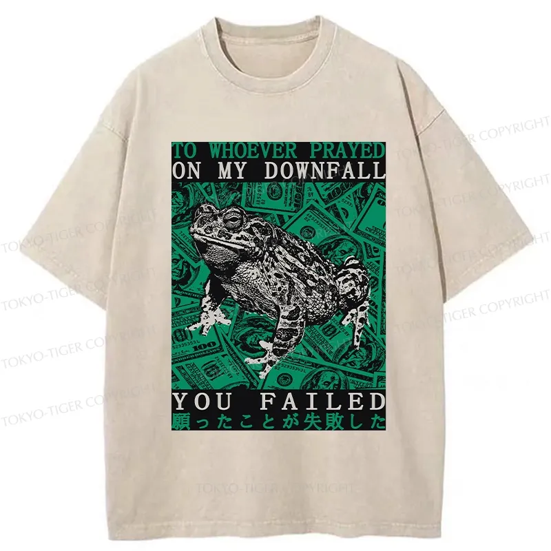 Tokyo-Tiger Your Expectations Are Dashed Washed T-Shirt