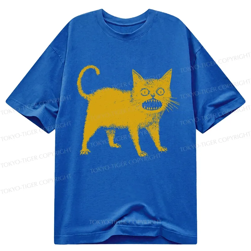 Tokyo-Tiger Horrible Japanese Cat Classic T-Shirt