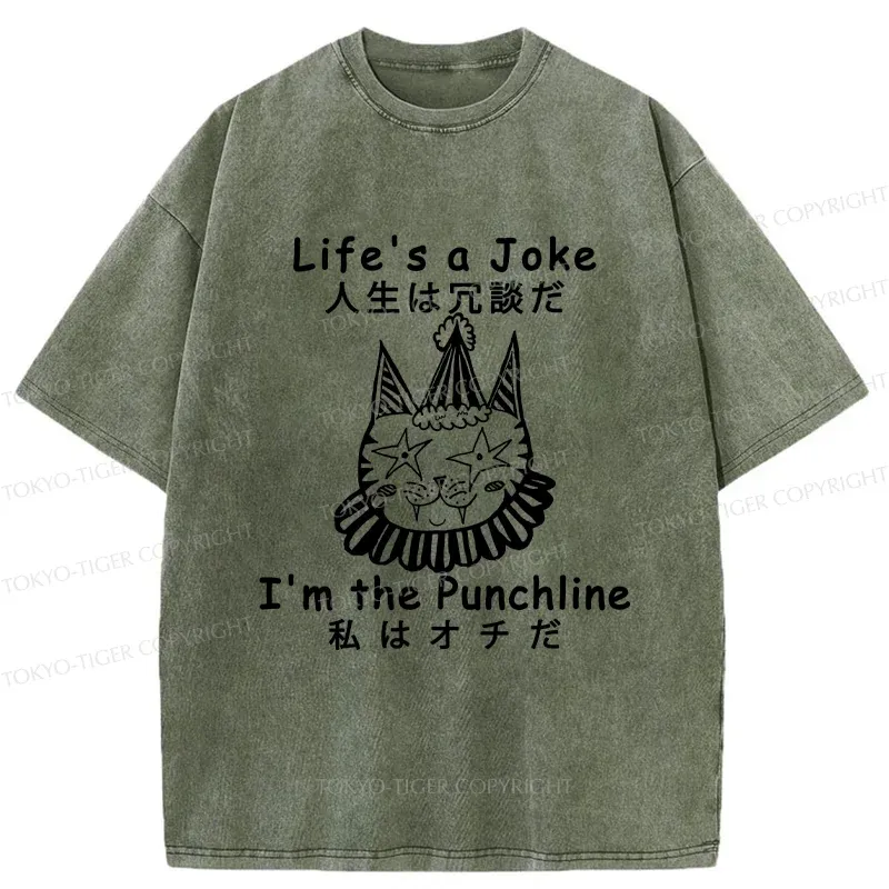 Tokyo-Tiger I'm The Punchline Washed T-Shirt