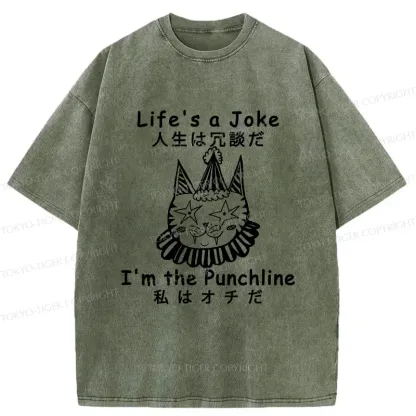 Tokyo-Tiger I'm The Punchline Washed T-Shirt