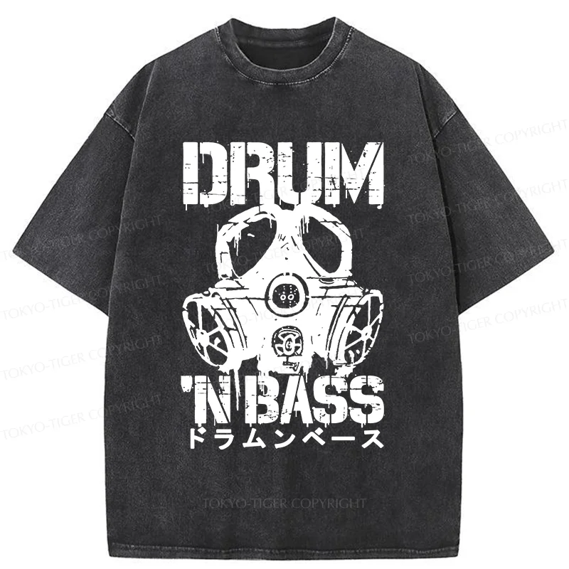 Tokyo-Tiger Drum N Bass Japan Washed T-Shirt